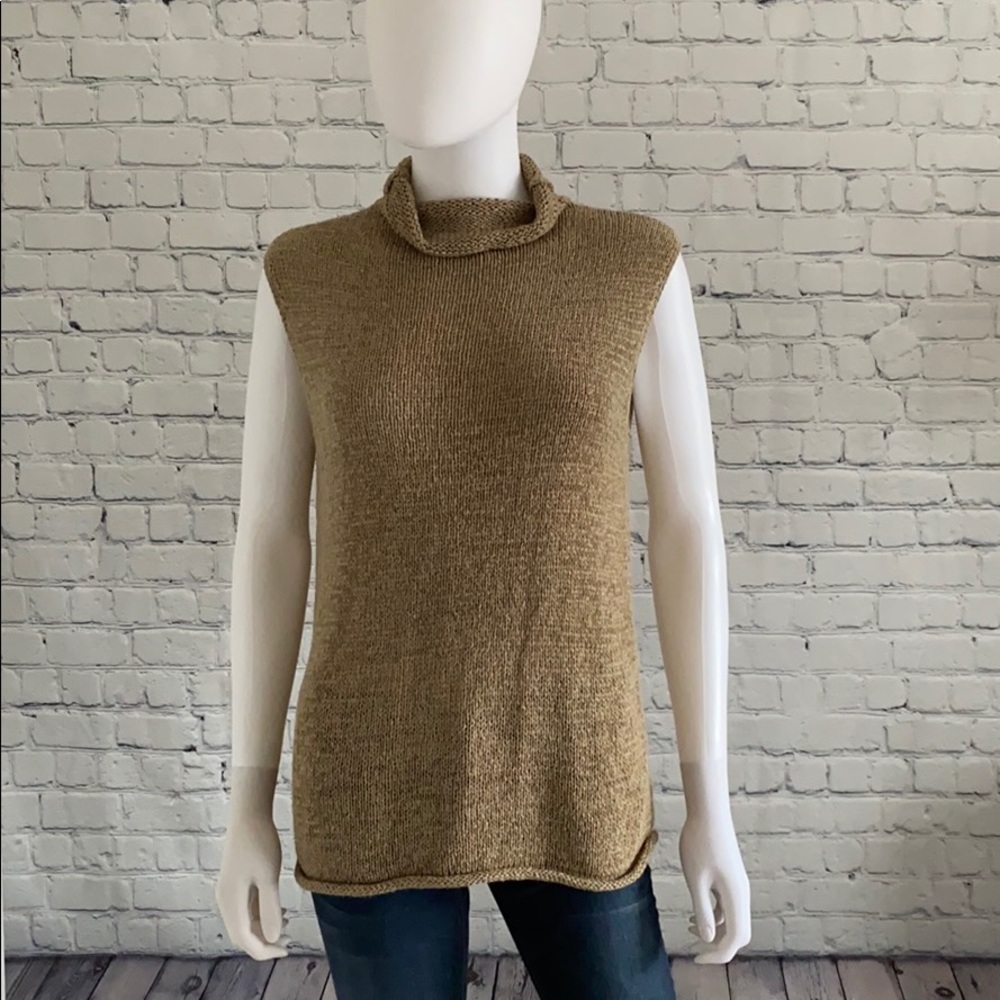 Josephine Chaus vintage sleeveless turtleneck